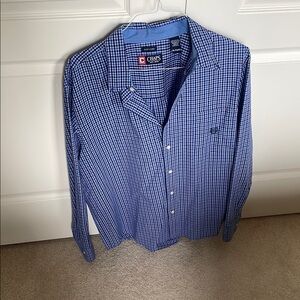 Chaps Blue Checkered Men's Shirt